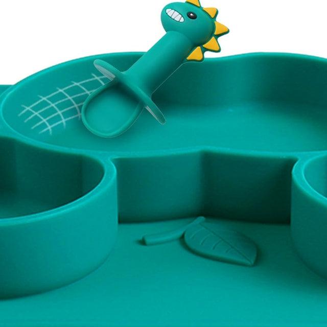 kit Prato Infantil de Silicone - introdução Alimentar 3 Peças